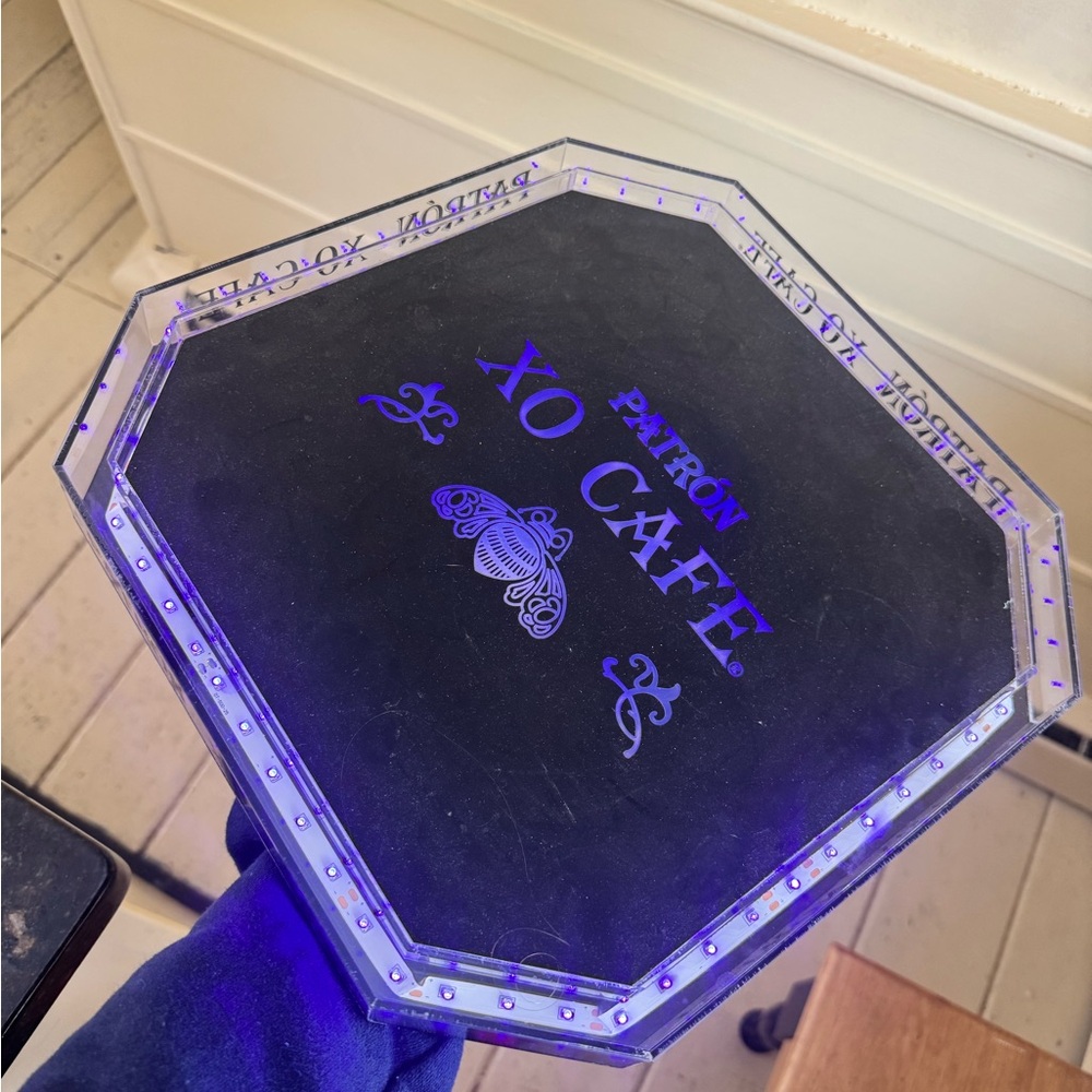 Patron XO Cafe Illuminated Display Tray